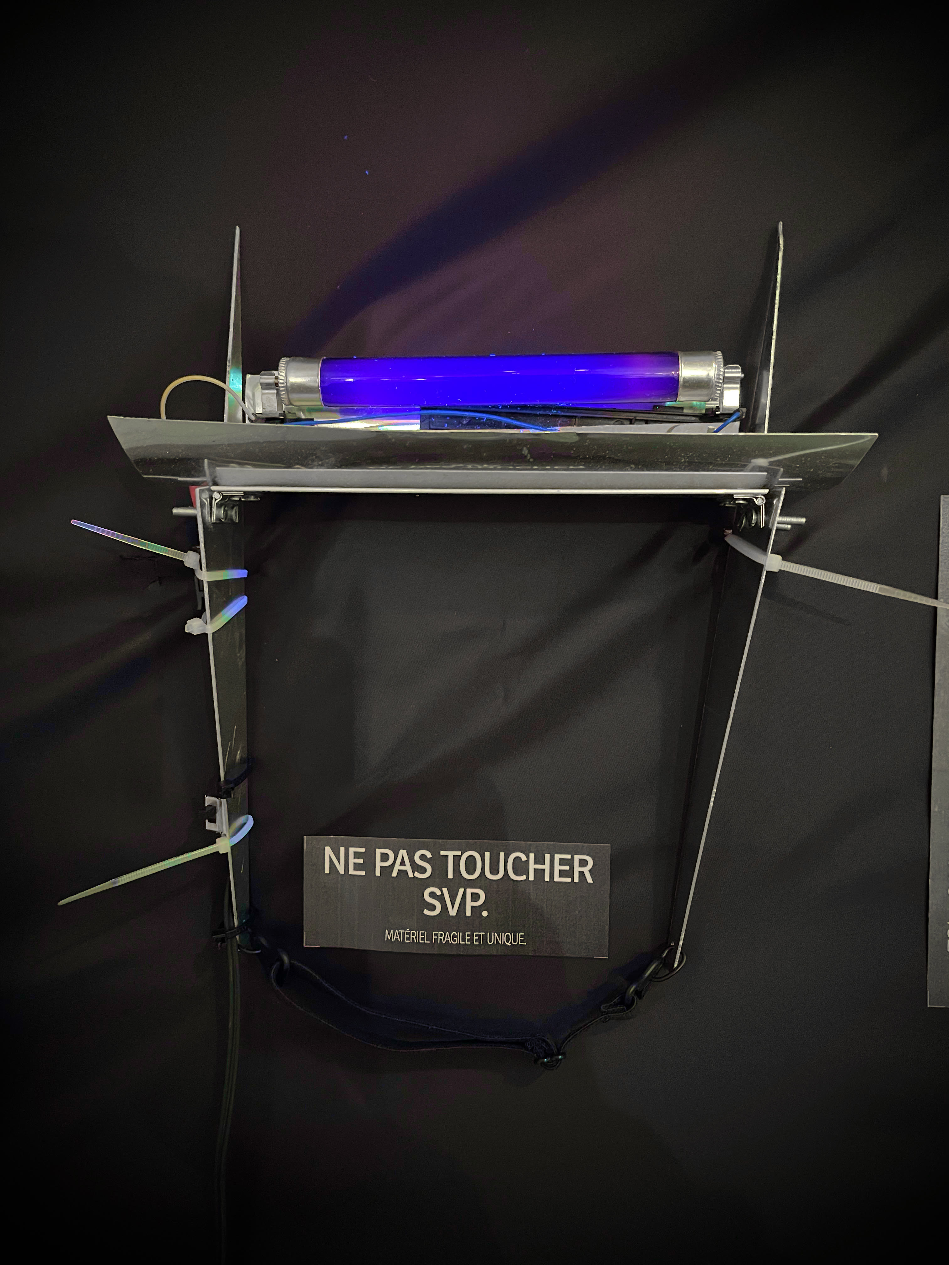 Vue frontale immersive de l'installation Interstellart - Lionel Perbet