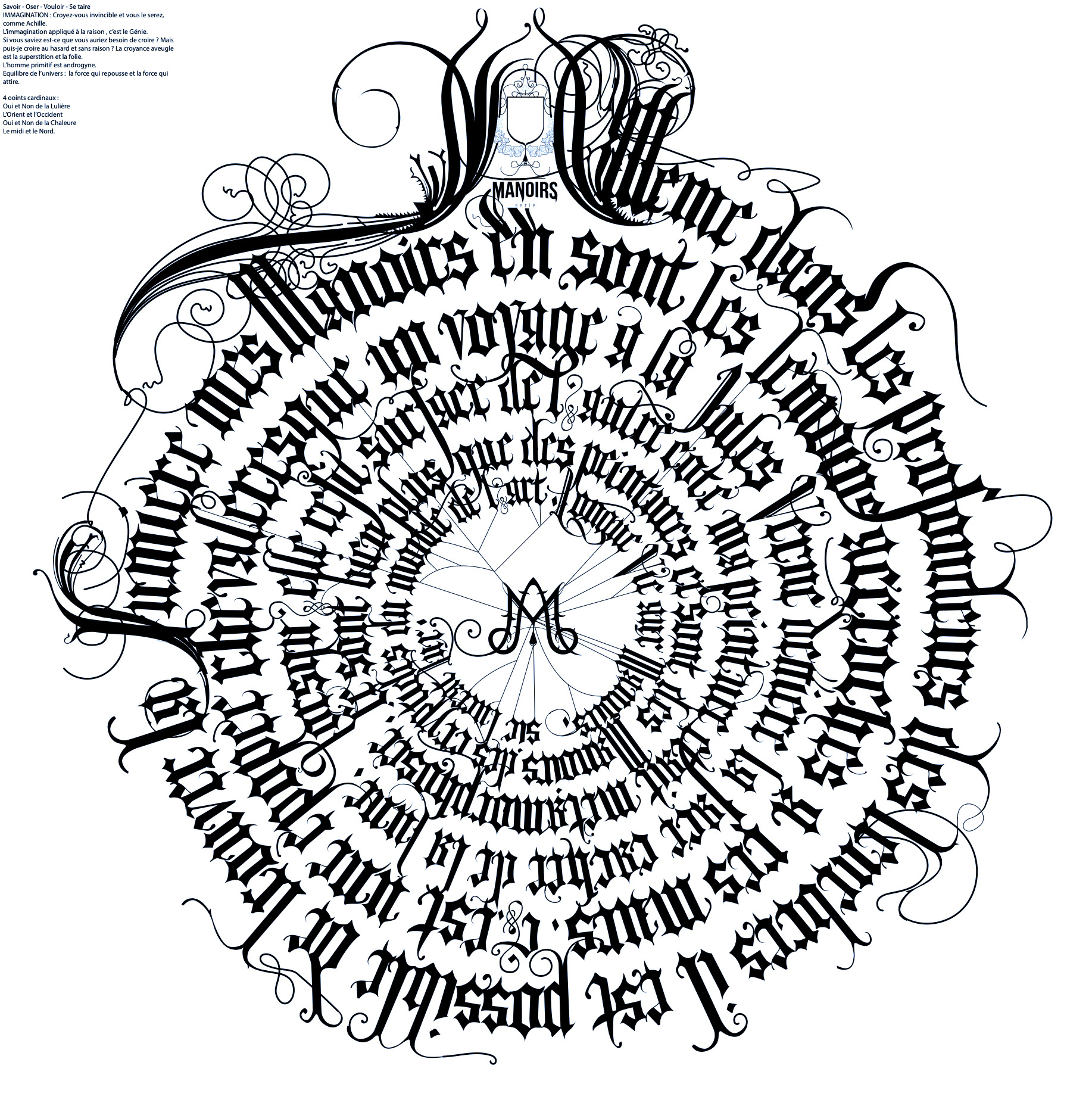Tracé vectoriel Toile du Manoirs 🕷️